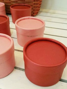 Büyük Silindir Karton Kuruyemişlik Kutu