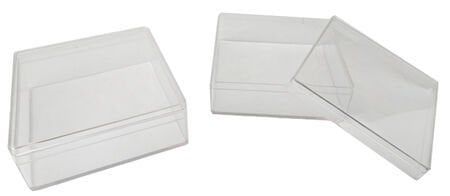12 Adet 8x8x3 cm Kapaklı Mika Kutu