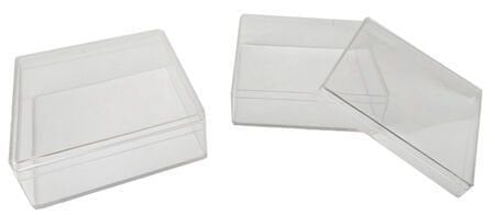 12 Adet 8x8x3 cm Kapaklı Mika Kutu