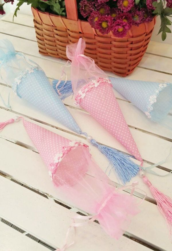 Bebek Mevlud Ağzı Büzgülü Külah