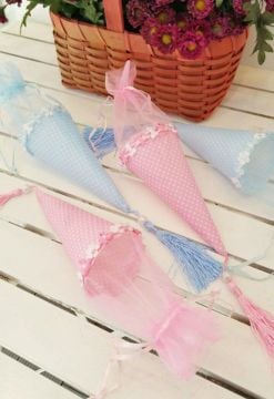 Bebek Mevlud Ağzı Büzgülü Külah