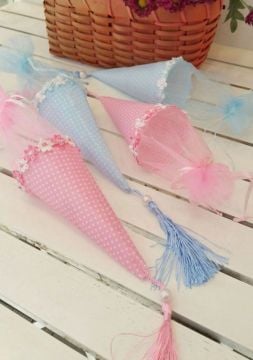 Bebek Mevlud Ağzı Büzgülü Külah