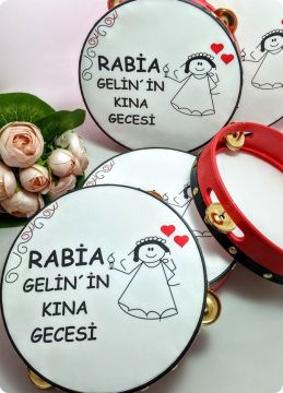 Kına Gecesi Deri Zilli Tef