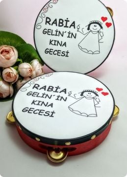 Kına Gecesi Deri Zilli Tef