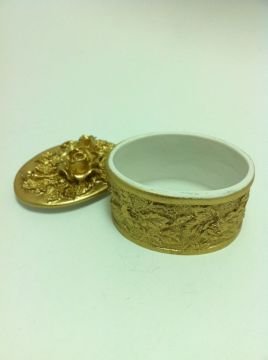 Oval Güllü Kutu (polyester)