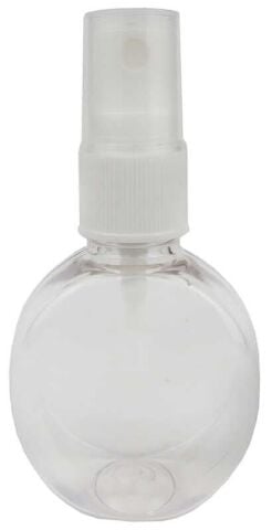 50 CC YUVARLAK PLASTİK ŞİŞE SPREY KAPAKLI