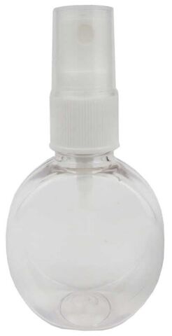 50 CC YUVARLAK PLASTİK ŞİŞE SPREY KAPAKLI