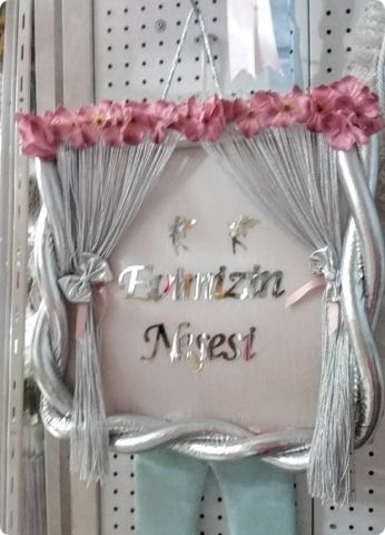Evimizin neşesi burgulu kapı süsü