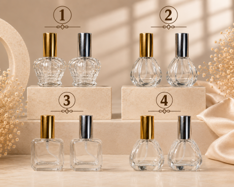 10 ml fısfıslı sprey cam şişe modelleri 4 model