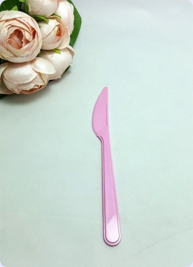Plastik Renkli Bıçak 25 li