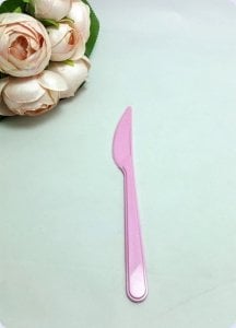 Plastik Renkli Bıçak 25 li