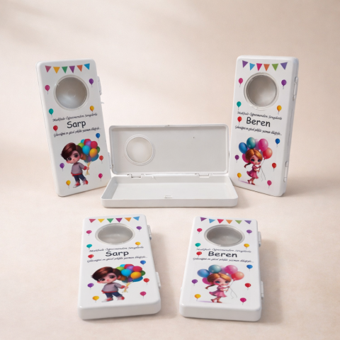 Kişiye özel baskılı kalem kutusu