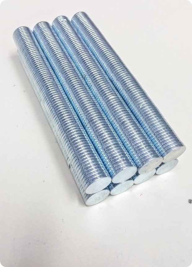 75 li Çelik Mıknatıs magnet (12 mm x 1,5 mm)