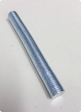 75 li Çelik Mıknatıs magnet (12 mm x 1,5 mm)