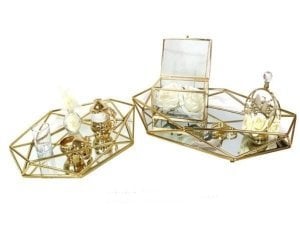 Süslü Prizma Lüks Söz & Damat Tepsi Seti