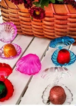 10'Lu İstiridye Pvc Şeker Kutusu