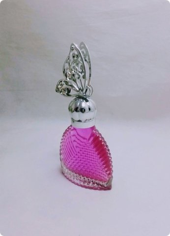 12 li 3 boyutlu pvc kelebek Tepelikli Diva Yassı Cam Kolonya Şişesi 50 cc
