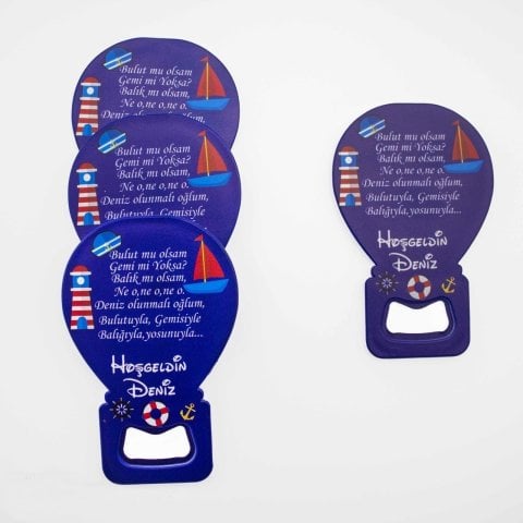 Doğum Günü Magnet UV Baskılı Balon Açacak (11x7cm)