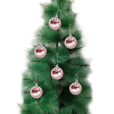 6 Lı 8 CM Cici Top yılbaşı ağaç süsü