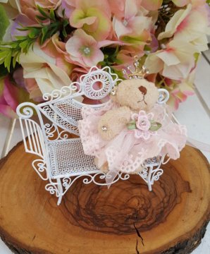 Süslü ; 45 * 45 cm Minyatür Setli Kapı Oda Süsü