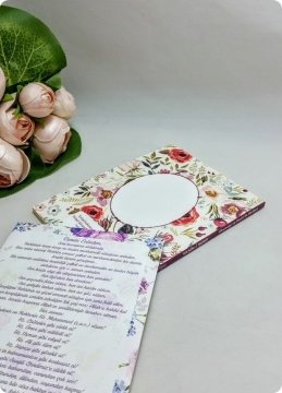 1 Paket Oval İsim / Foto Baskısına Uygun Yasin Kitabı