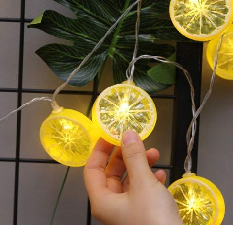2m 10 Led Pilli 2 Kademeli Limon Led Işık MZ6200-269