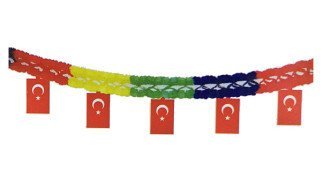 SÜS BAYRAK SET KARIŞIK RENK 2MT
