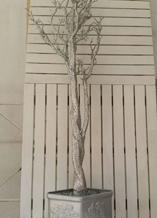 Saksıda Dilek Şeker (kurabiye) Sunum ağacı  120  cm