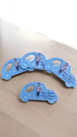 Araba şeklinde mıknatıslı Açacak