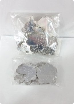 25 Ad (4 Cm) Bebek Puset Araba Lazer Kesim Pleksi Ayna