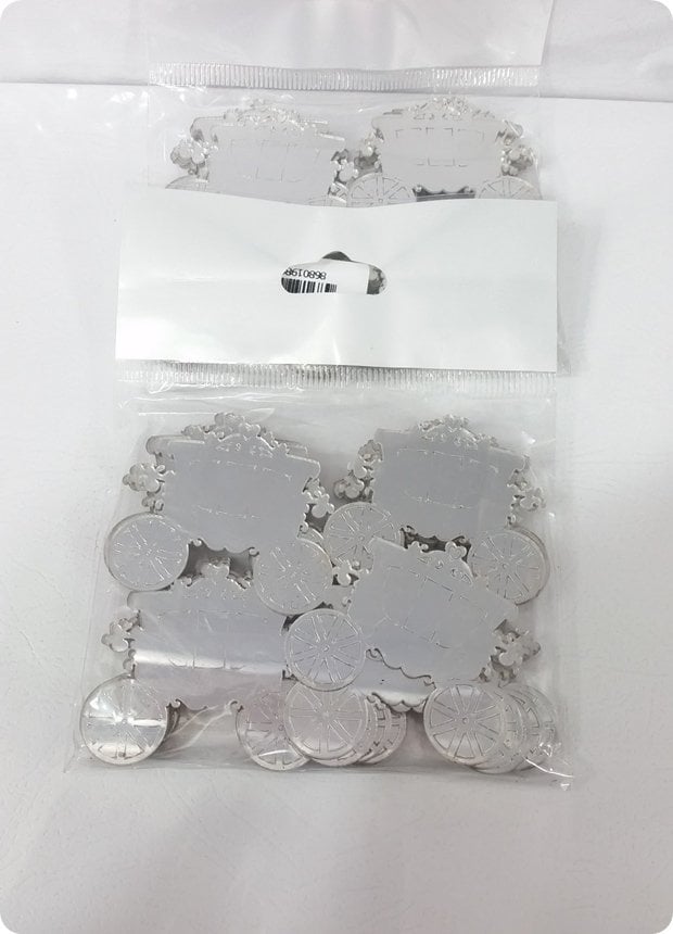 25 Ad (4 Cm) Balkabağı Araba Lazer Kesim Pleksi Ayna