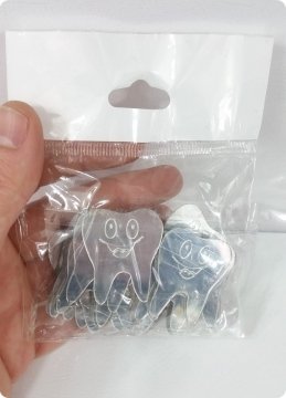 25 Ad (4 Cm) Diş Lazer Kesim Pleksi Ayna