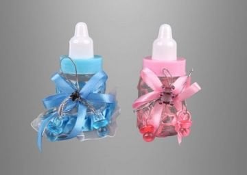 Bebek Biberon Süslü Plastik