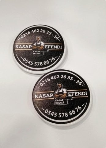 Kurumsal Logolu Metal Mıknatıslı UV Baskılı Açacak (6cm)