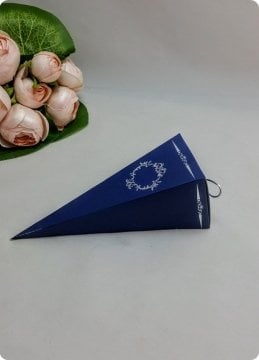 25 Li Karton Üçgen Sünnet Mevlüt Şekeri Külahı
