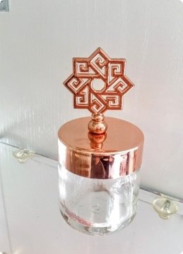 20 li Yıldız Tepelikli Cam Kavanoz