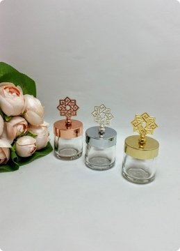 20 li Yıldız Tepelikli Cam Kavanoz