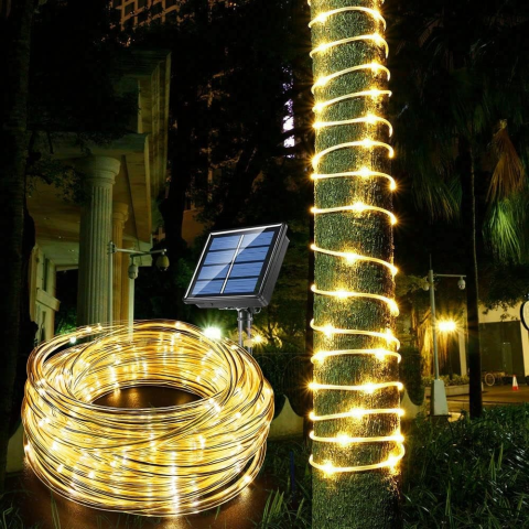 10mt 100 Led Solar Led Işık Gün Işığı