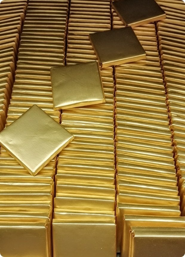 1 Kg Kare Madlen Bebek şekeri çikolatası