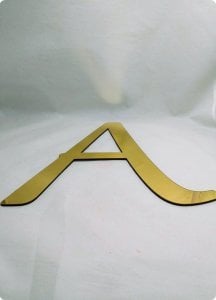 30 cm Mdf+Pleksi Ayna harf ve rakam