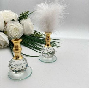 8 Cm Kristal Tepeli/Toplu Tüylük