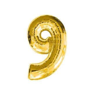 FOLYO BALON RAKAM 9 ALTIN 32 INC PK:1 KOLİ -500