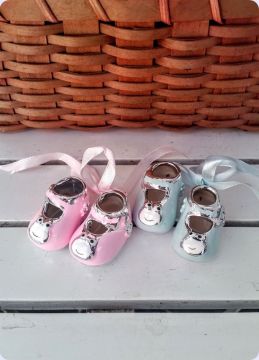 Parlak Patik Pabuç Bebek Şeker Objesi
