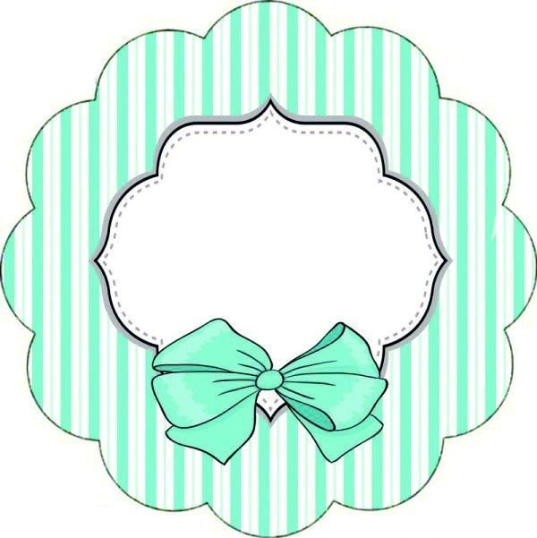 Fiyonklu Bebek Yuvarlak etiket 1 Sayfa (54Adet)