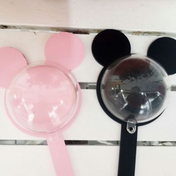 Çubuklu Mickey Kulaklı Şeker Sunum Objesi