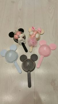 Çubuklu Mickey Kulaklı Şeker Sunum Objesi