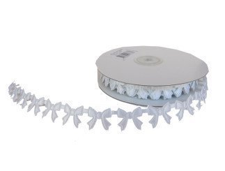 KURDELA FİYONK MODELİ 2CM BEYAZ