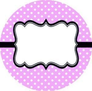 Bebek Yuvarlak etiket 1 Sayfa (54Adet)