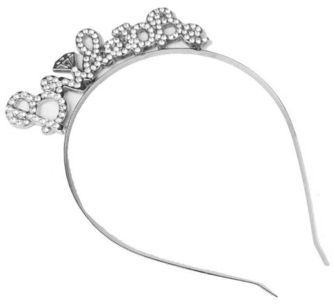 TAÇ METAL TAŞLI BRIDE TO BE GÜMÜŞ PK:1