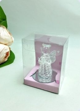 Cam Melek Gümüş (Pembe Asetat Kutulu)